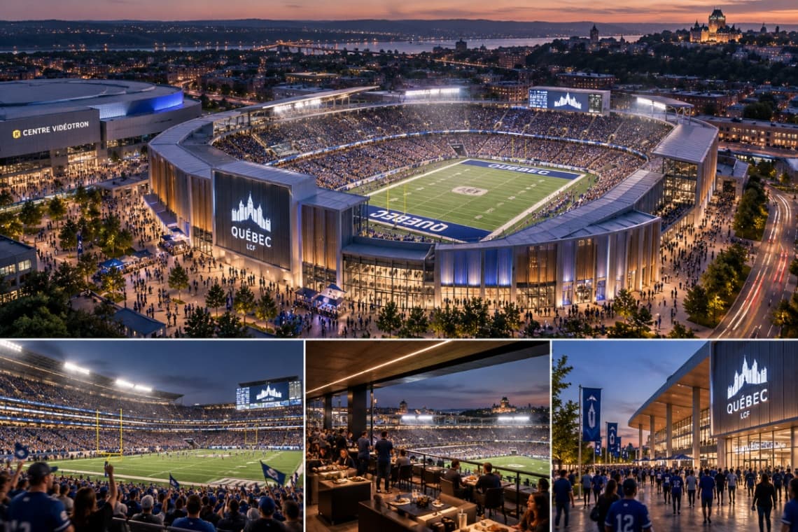 A CFL team in Quebec City? The real game will be played around the $350 million stadium